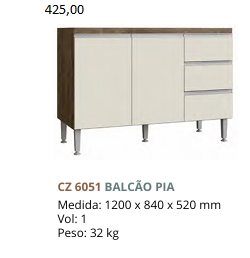 Cozinha Modulada Athena | Valor Das Peças Avulsas Acima De Cada Imagem Do Produto | Irm 0226    Confira !