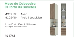 Seletto Mesa De Cabeceira | MC02 | Henn 0126