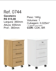 Gaveteiro | 0744 | Soluzione 0126