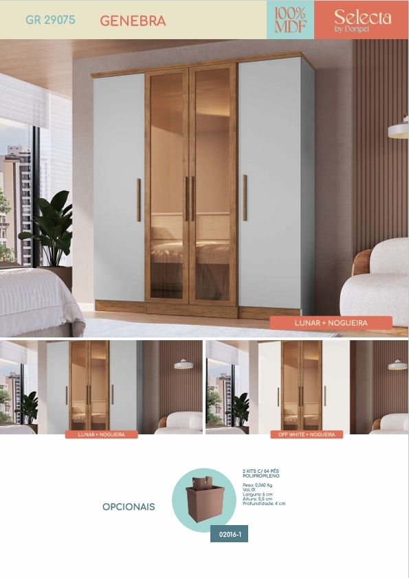 Roupeiro Genebra | 29075 | Doripel 0226