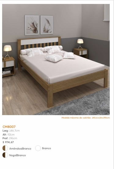 Cama Casal | CM8007 | Tecnomobili 0226