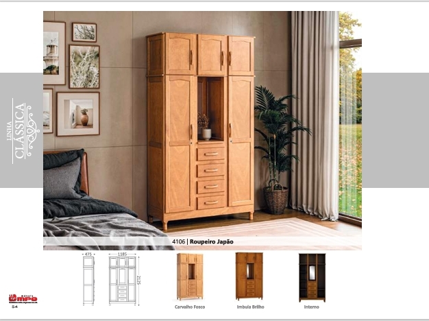 Roupeiro Japão | 4106 | Linha Clássica | MPO 0126
