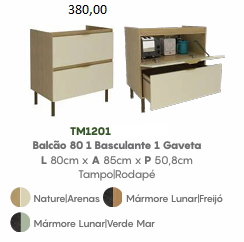 Cozinha Modulada Nanda | Valor Das Peças Avulsas Acima De Cada Imagem Do Produto | Tecnomobili 0226     Confira !