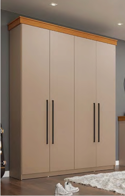 Roupeiro London 4 Portas | Móveis Primavera 0226  S/Espelho 1100,00 E Versão C/Espelho 1360,00