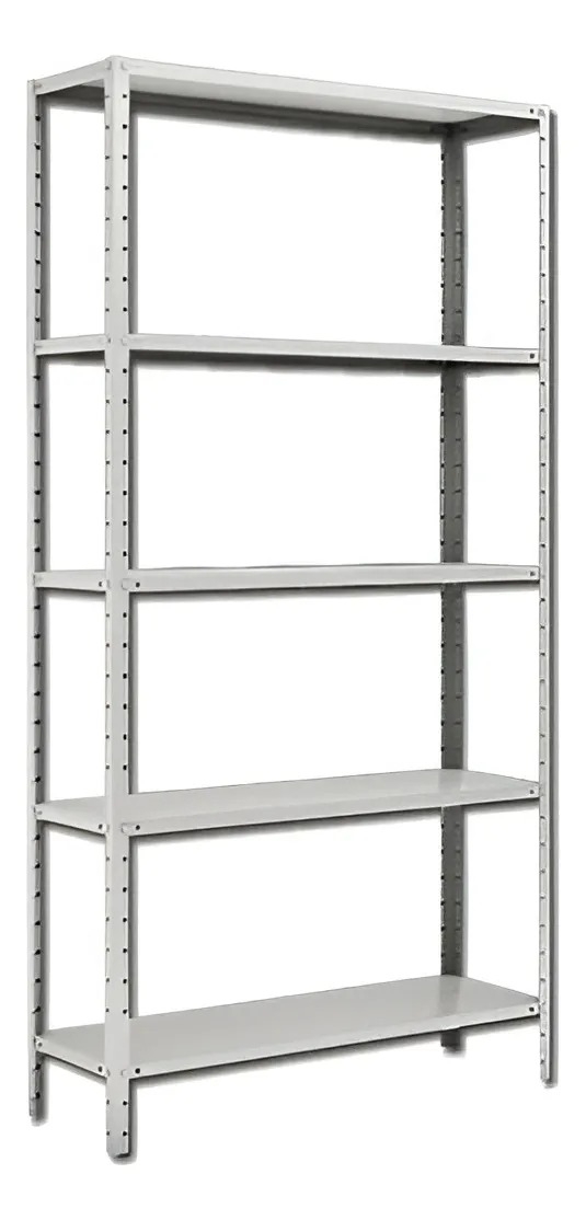 Estante De Aço 5 Prateleiras | Altura 1,98m Largura 0,92 Profundidade 0,30 | VJ Atacado 0226