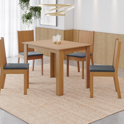 Mesa Juliana 110 Reta s/ Vidro | S230-214 | Henn 