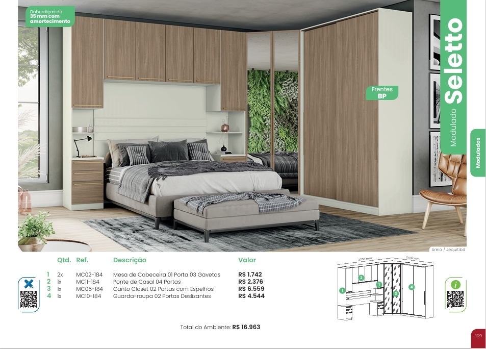 Seletto Dormitório Modulado | Henn 0126