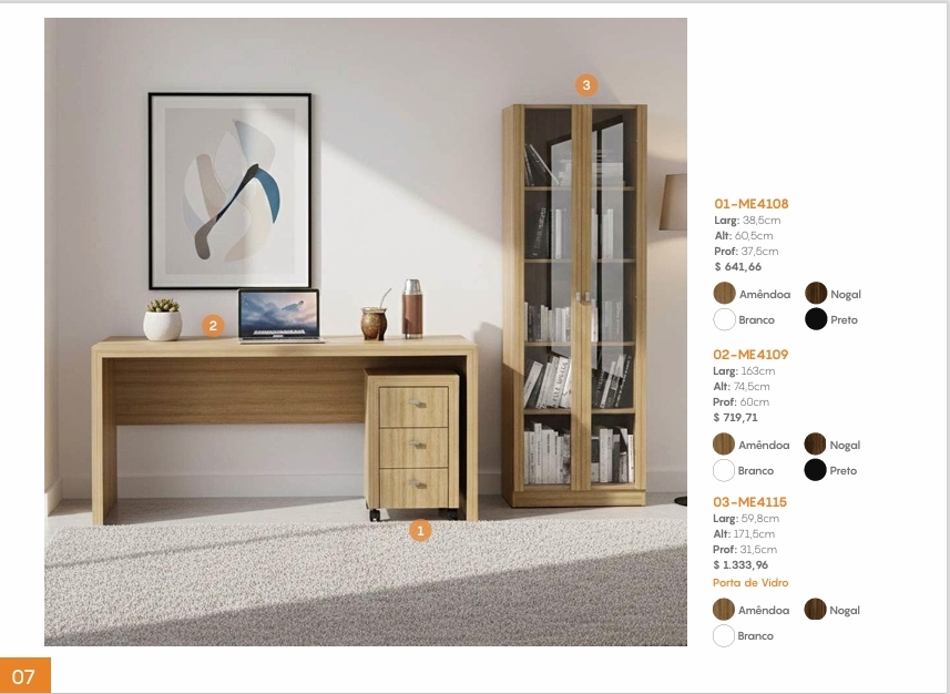 Escrivaninha | ME4109 | Tecnomobili 0226