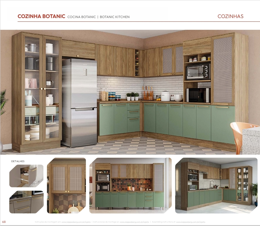 Cozinha Modulada Botanic | Kappesberg 0226