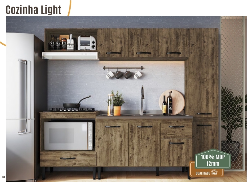 Cozinha Modulada Light | Irm 0226