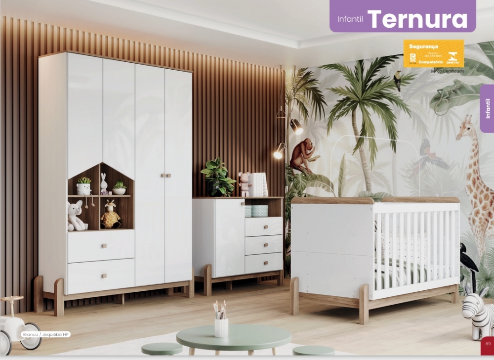  Quarto Infantil Ternura | Cômoda | l725 | Henn 0126 