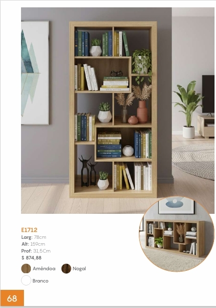 Estante Livreiro | E1712 | Tecnomobili 0226