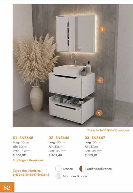 Balcão Gabinete | BN3647 | Tecnomobili 0226