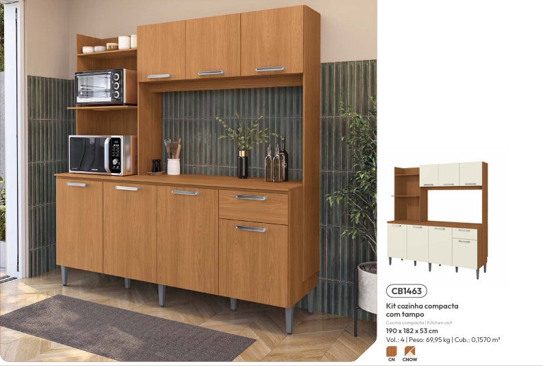 Cozinha Compacta | CB1463 | Kappesberg 0226