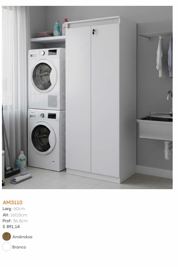 Armário Multiuso 2 Portas | AM3110 | Tecnomobili 0226