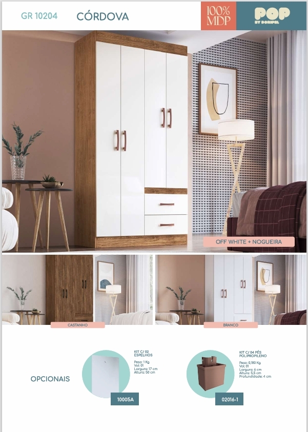 Roupeiro Córdova | 10204 | Doripel 0226