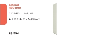 Cozinha  Fineze | Lateral | C429 | Henn 0126