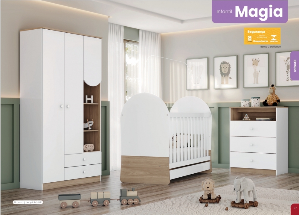 Quarto Infantil  Magia | Roupeiro | l131 | Henn 0126