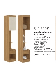Selene | Módulo Cabeceira | 6007 | Soluzione 0126