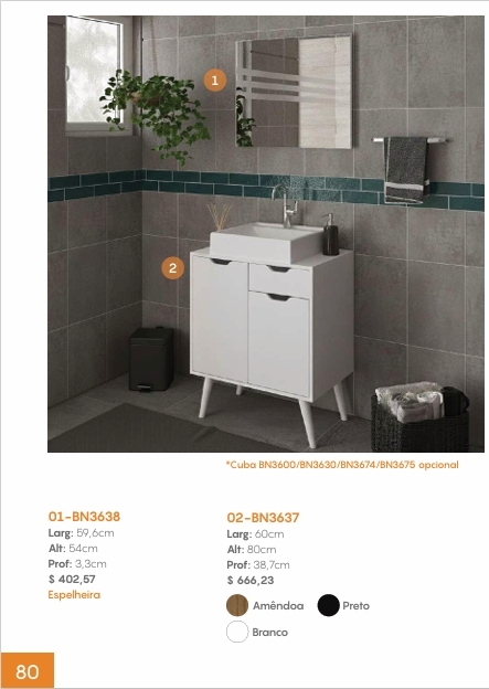 Balcão Gabinete | BN3637 | Tecnomobili 0226