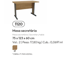 Mesa Secretária | 1120 | Kappesberg 0226