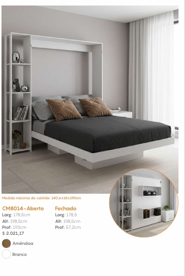 Cama Articulável Casal | CM8014 | Tecnomobili 0226 