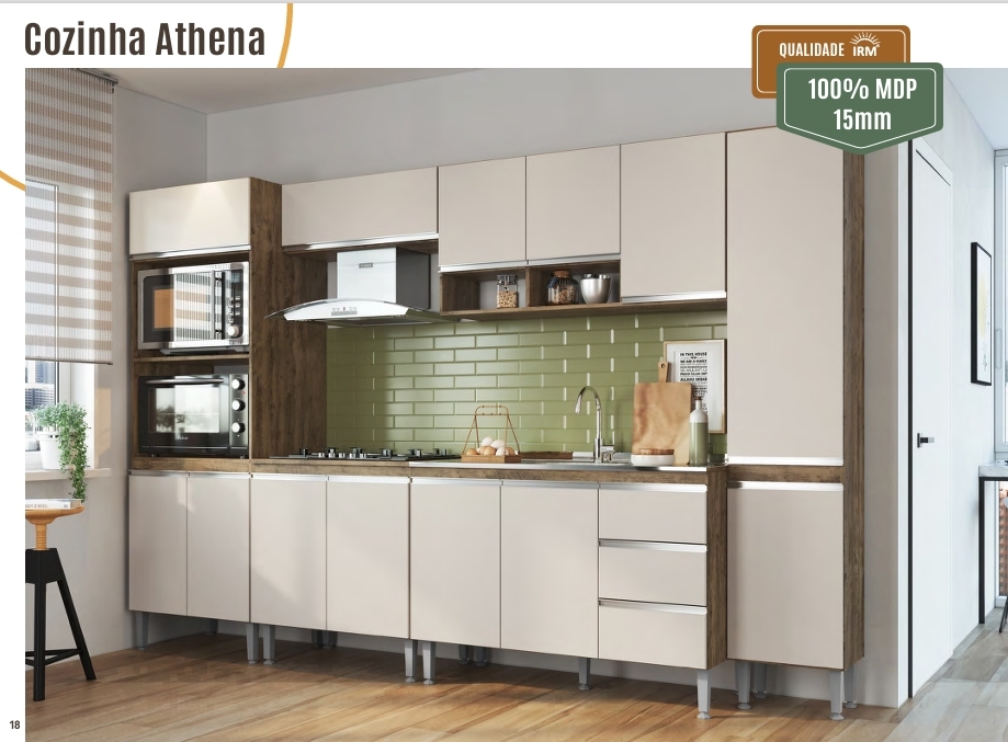 Cozinha Modulada Athena | Irm 0226