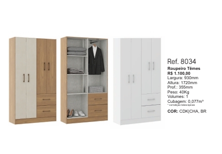 Roupeiro Têmis | 8034 | Soluzione 0126