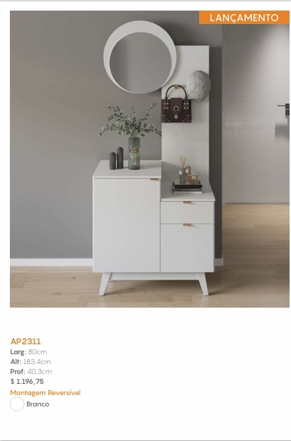 Aparador C/Espelho | AP2311 | Tecnomobili 0226