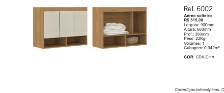 Selene | Aéreo Solteiro | 6002 | Soluzione 0126