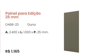 Cozinha  Connect | Painel Para Edição 25 mm | O468 | Henn 0126