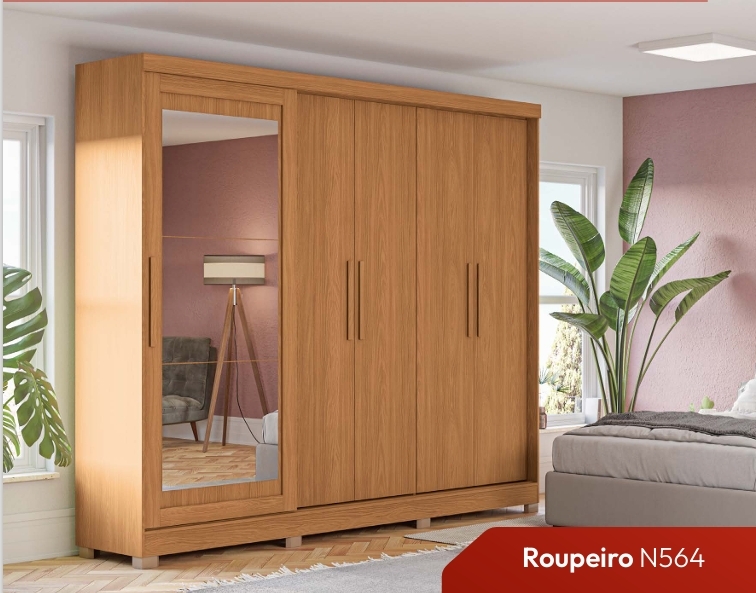 Roupeiro 5 Portas | N564 | Kappesberg 0226   S/Espelho 1699,00 E Versão C/Espelho 1950,00