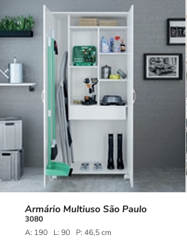 Armário Multiuso São Paulo 3080 | Politorno 0226