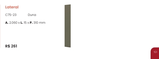 Cozinha  Connect | Lateral | C75 | Henn 0126