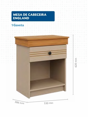 Mesa De Cabeceira England | Móveis Primavera 0226