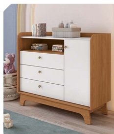 Cômoda 3 Gavetas 1 Porta  | T402 | Kappesberg 0226 