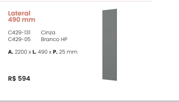Cozinha  Americana | Lateral | C429 | Henn 0126