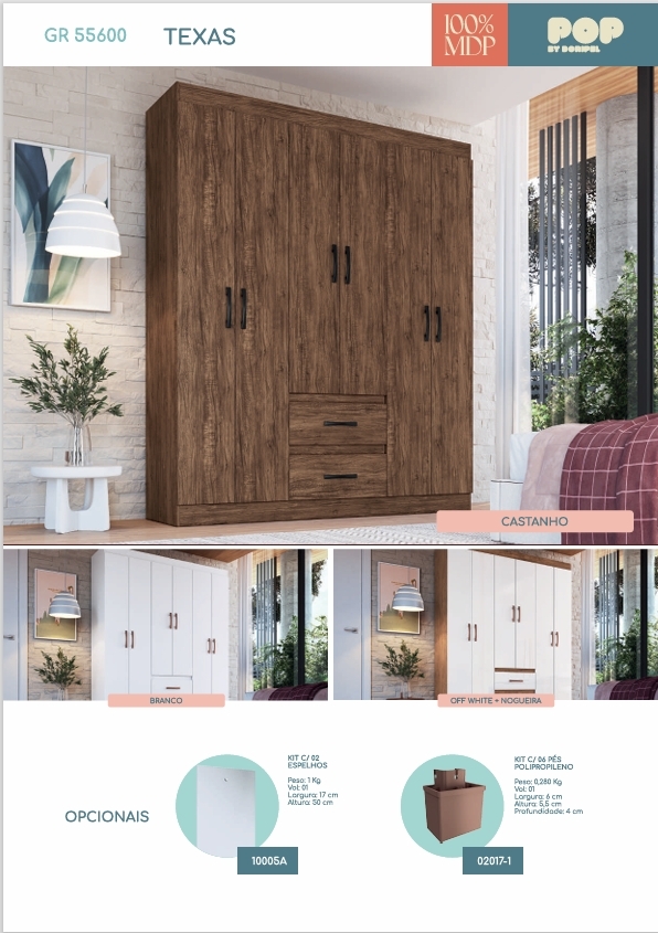 Roupeiro Texas | 55600 | Doripel 0226