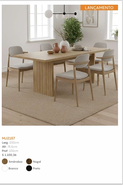 Mesa 2,00m | MJ2157 | Tecnomobili 0226