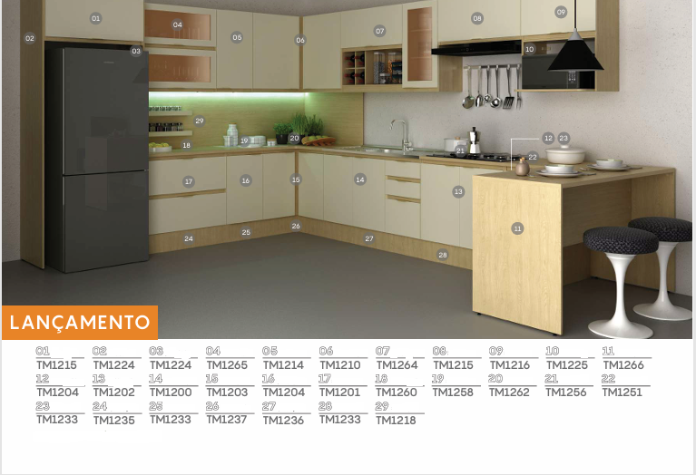 Cozinha Modulada Nanda | 4 | Tecnomobili 0226