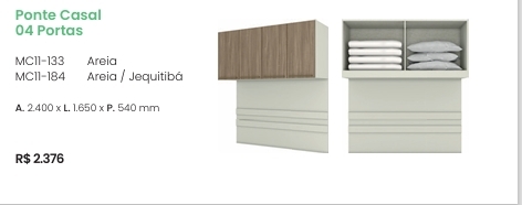 Seletto Ponte Casal 4 Portas | MC11 | Henn 0126