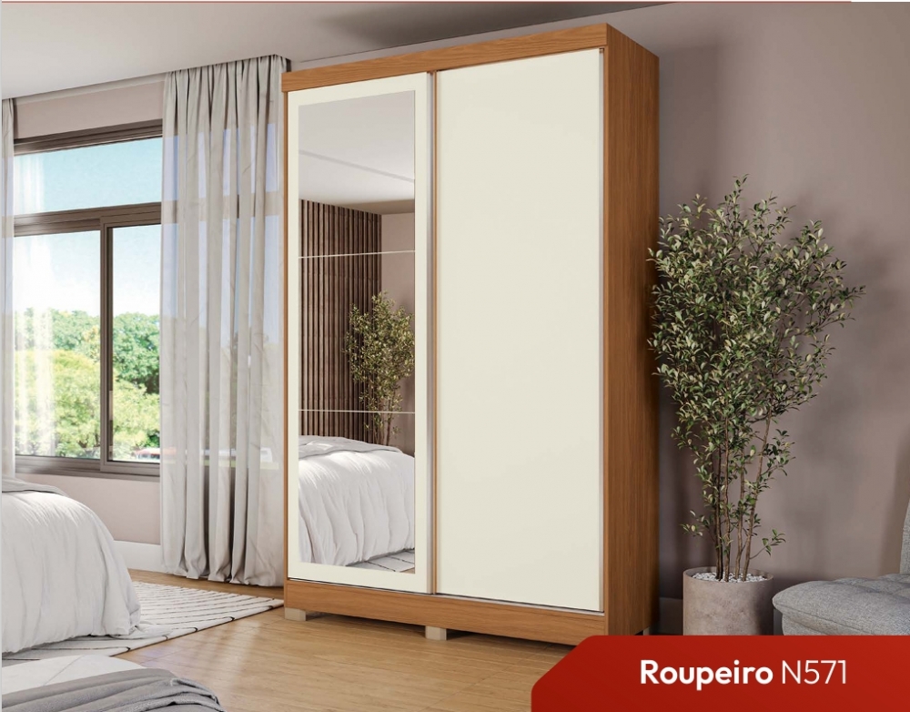 Roupeiro 2 Portas | N571 | Kappesberg 0226   S/Espelho 1120,00  E Versão C/Espelho 1358,00