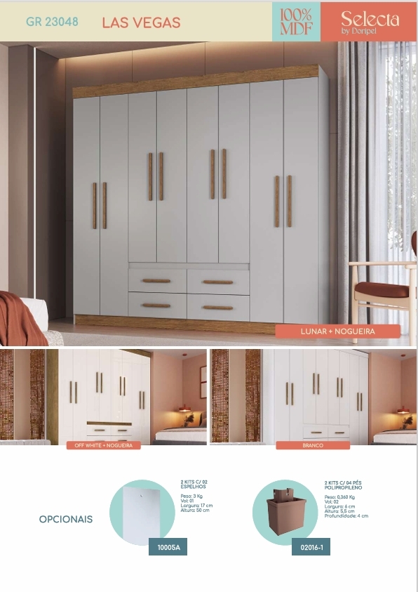 Roupeiro Las Vegas | 23048 | Doripel 0226
