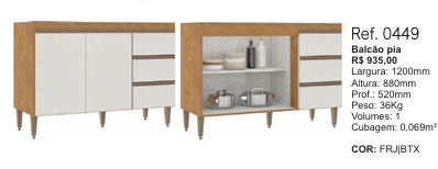 Sabrina | Balcão Pia | 0449 | Soluzione 0126