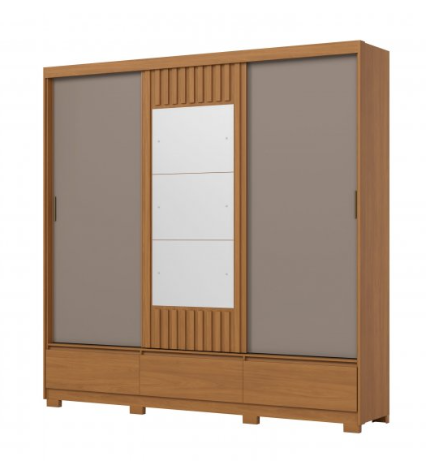 Guarda - Roupa Delvin c/ Espelho 232 | D349 | Henn