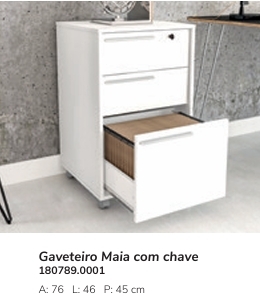 Gaveteiro Maia C/Chave | Politorno 0226