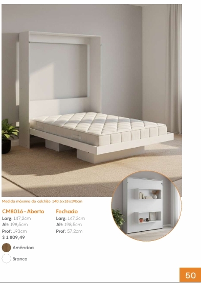 Cama Articulável Casal | CM8016 | Tecnomobili 0226